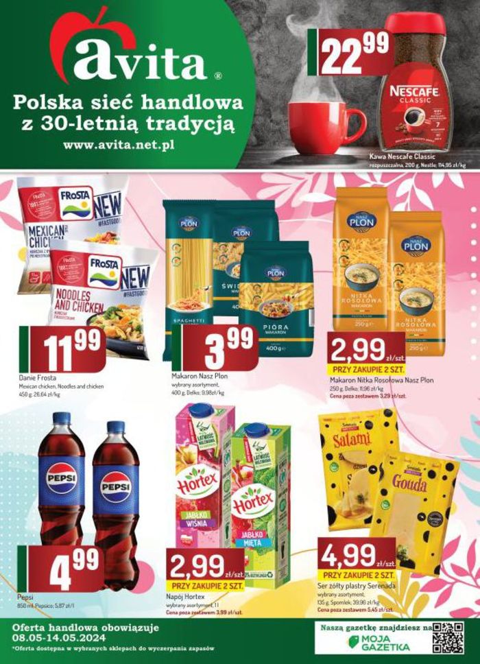 Katalog Avita w: Głowienka | Polska aleć handlowa 30-letnią tradycja | 8.05.2024 - 14.05.2024