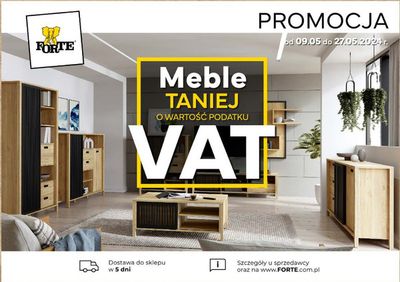 Promocje Dom i meble w Słupno | Promocja do 27.05  de Forte Meble | 9.05.2024 - 27.05.2024