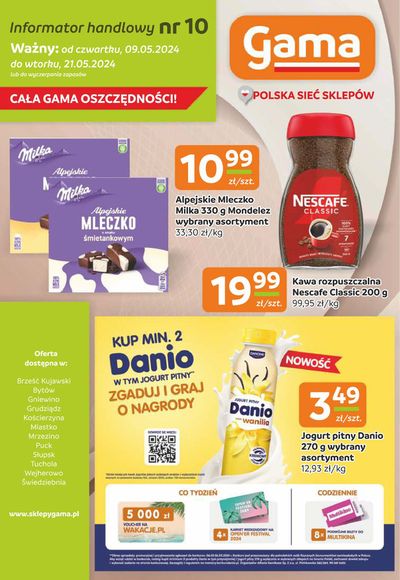 Promocje Supermarkety w Kokoszkowy | Gazetki Gama de GAMA | 9.05.2024 - 23.05.2024