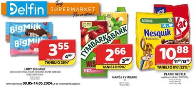 Promocje Supermarkety w Gierałtowice | Termin promocji: 09.05-14.05.2024  de Delfin | 9.05.2024 - 23.05.2024