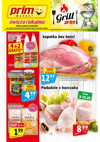 Promocje Supermarkety w Różan | Oferta ważna 9-15.05.2024 de Prim Market | 9.05.2024 - 15.05.2024