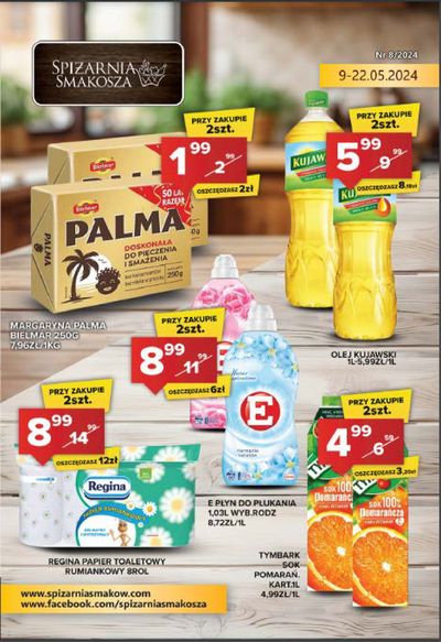 Promocje Supermarkety w Lidzbark | Nr 8/2024  de Spiżarnia | 9.05.2024 - 22.05.2024