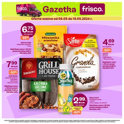 Promocje Supermarkety w Godów | Gazetka Frisco  de Frisco.pl | 9.05.2024 - 19.05.2024