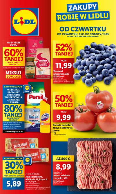 Promocje Supermarkety w Chwaszczyno | OFERTA WAŻNA OD 9.05 DO 11.05 de Lidl | 8.05.2024 - 11.05.2024