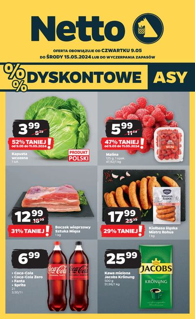 Promocje Supermarkety w Dobrzyń nad Wisłą | Netto gazetka de Netto | 8.05.2024 - 15.05.2024
