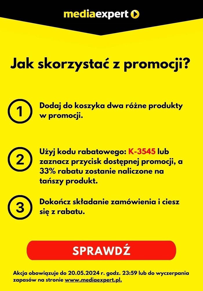Katalog Media Expert w: Lidzbark Warmiński | 33 % taniej ! | 11.05.2024 - 25.05.2024