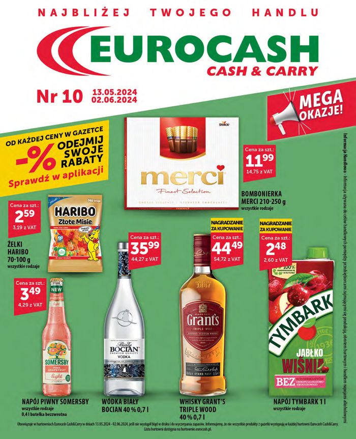 Katalog Eurocash w: Kościan | Mega okazje ! | 13.05.2024 - 2.06.2024