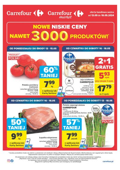 Katalog Carrefour w: Burzenin | Gazetka Nowe niskie ceny | 12.05.2024 - 18.05.2024