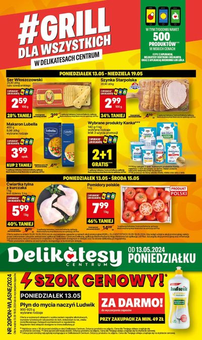 Katalog Delikatesy Centrum w: Bolesławiec | Grill dla wszystkich w delikatesach centrium ! | 13.05.2024 - 19.05.2024