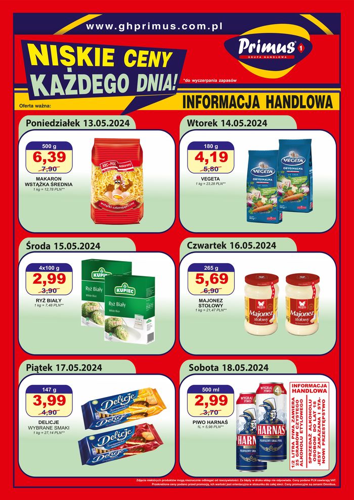 Katalog Primus w: Zabierzów |  Informacja Handlowa ! | 13.05.2024 - 27.05.2024
