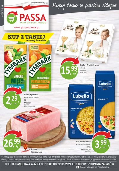 Promocje Supermarkety w Krościenko Wyżne | Gazetka obowiązuje w dniach: 13-22.05 de Sklepy S | 13.05.2024 - 22.05.2024
