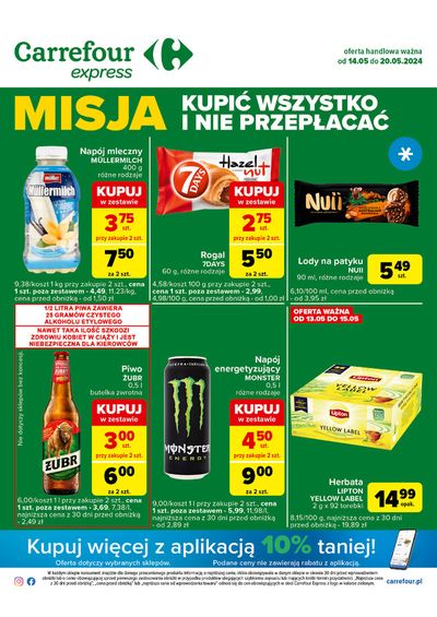 Promocje Supermarkety w Cibórz | Oferta od 14.05 do 20.05 de Carrefour Express | 13.05.2024 - 20.05.2024