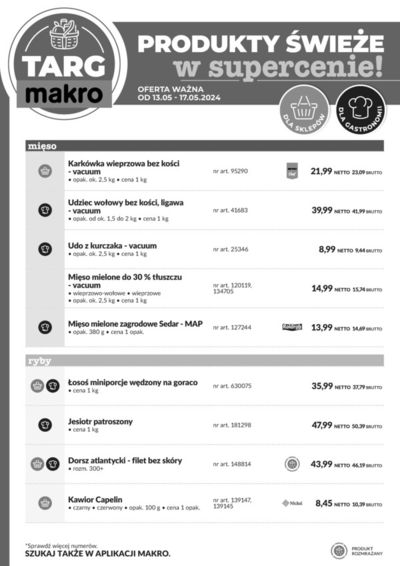 Katalog Makro w: Koszwały | Targ MAKRO - oferta świeża w super cenach! | 14.05.2024 - 28.05.2024