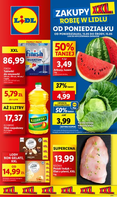 Promocje Supermarkety w Brzeziny | OFERTA WAŻNA OD 13.05 DO 15.05 de Lidl | 12.05.2024 - 15.05.2024