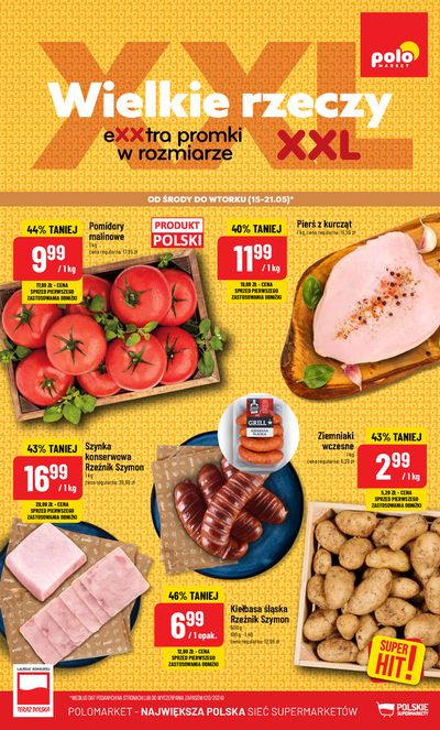 Promocje Supermarkety w Mrocza | Wielkie rzeczy de Polomarket | 14.05.2024 - 28.05.2024