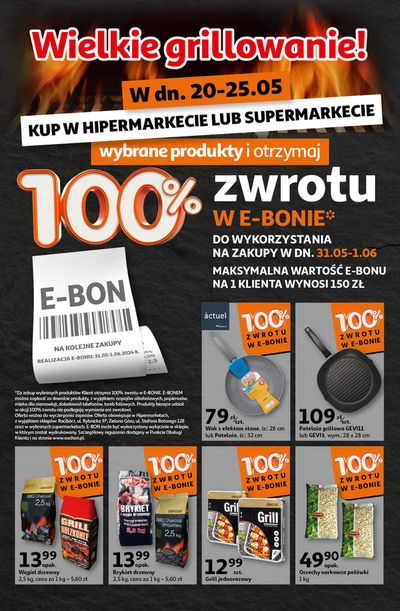 Katalog Auchan w: Klukowo | Oferta WIELKIE GRILLOWANIE Hipermarket Auchan | 20.05.2024 - 25.05.2024