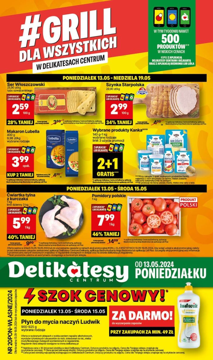 Katalog Delikatesy Centrum w: Pieńsk | Grill dla wszystkich w delikatesach centrium ! | 13.05.2024 - 19.05.2024