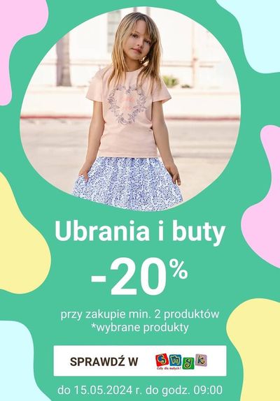 Promocje Dzieci i zabawki w Bolków | Ubrania i buty -20% de Smyk | 14.05.2024 - 15.05.2024