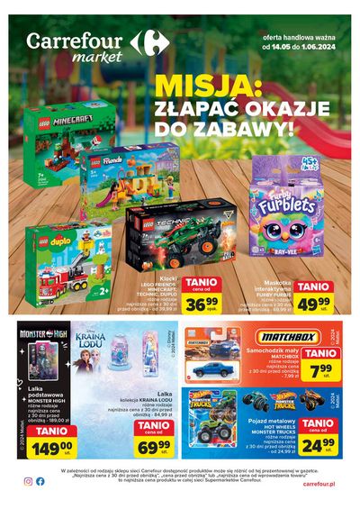 Katalog Carrefour Market w: Leszno (Wielkopolskie) | Gazetka Okazja do zabawy | 13.05.2024 - 1.06.2024