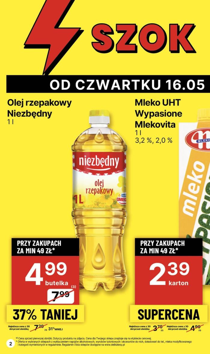 Katalog Delikatesy Centrum w: Bolesławiec | Gazetka dla wybranych sklepów  | 16.05.2024 - 22.05.2024