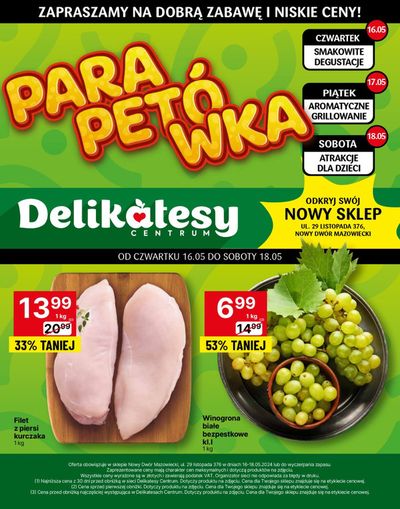 Promocje Supermarkety w Zakroczym | Delikatesy Centrum gazetka de Delikatesy Centrum | 16.05.2024 - 18.05.2024
