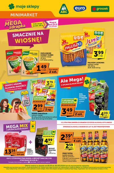 Katalog abc w: Dąbrowa Górnicza | abc Gazetka Minimarket | 16.05.2024 - 30.05.2024