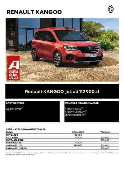 Katalog Renault w: Zielona Góra | Renault Kangoo | 17.05.2024 - 17.05.2025