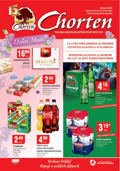 Promocje Supermarkety w Płaza | Kocham Polskę! Kupuję w polskich sklepach. de Chorten | 17.05.2024 - 31.05.2024
