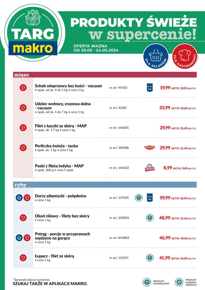 Katalog Makro w: Łódź | Targ MAKRO - oferta świeża w super cenach! | 18.05.2024 - 1.06.2024