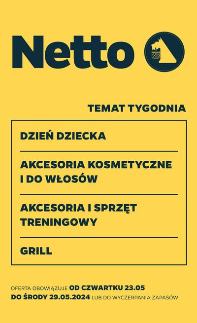 Katalog Netto w: Goleszów | Netto gazetka | 22.05.2024 - 29.05.2024