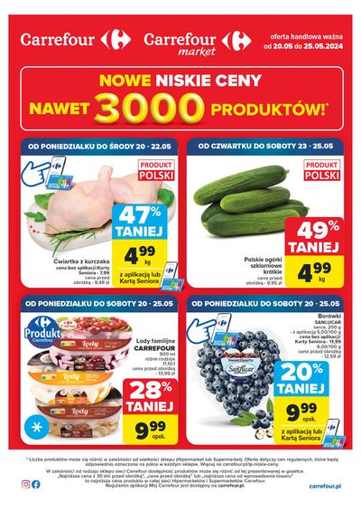 Katalog Carrefour w: Jaworzno | Gazetka Nowe niskie ceny | 19.05.2024 - 25.05.2024