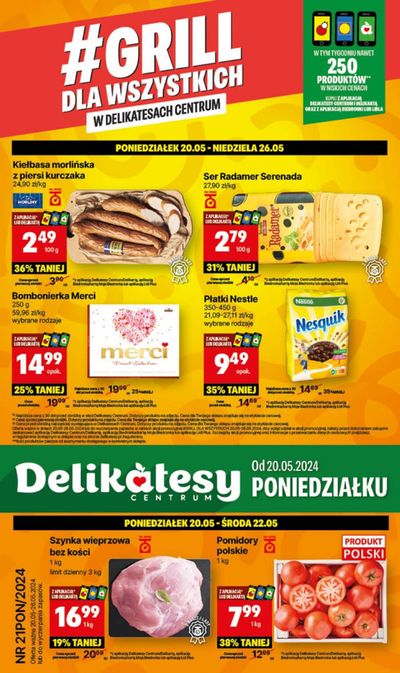 Promocje Supermarkety w Rumia | Delikatesy Centrum gazetka de Delikatesy Centrum | 20.05.2024 - 26.05.2024