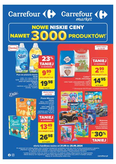 Promocje Supermarkety w Świdnik | Gazetka Carrefour, Market de Carrefour Market | 20.05.2024 - 25.05.2024