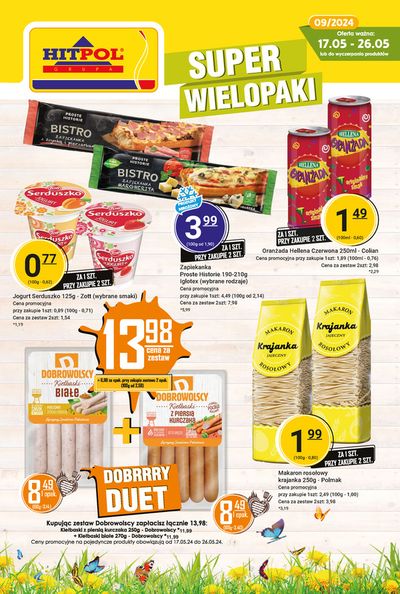Promocje Supermarkety w Piechcin | Super wielopaki  de Hitpol | 20.05.2024 - 26.05.2024