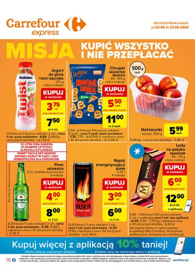 Promocje Supermarkety w Sopot | Gazetka Express de Carrefour Express | 20.05.2024 - 27.05.2024