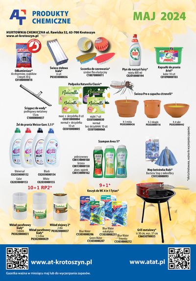 Promocje Supermarkety w Kościelec (dolnośląskie) | Produkty chemiczne  de AT | 20.05.2024 - 31.05.2024