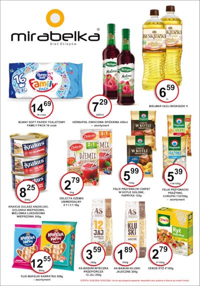 Promocje Supermarkety w Krajenka | Oferta do 15 .06  de Mirabelka | 20.05.2024 - 15.06.2024