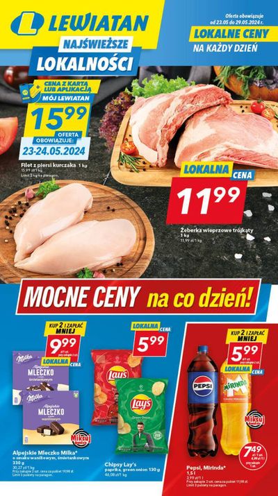 Promocje Supermarkety w Brzozie | Mocne ceny na co dzień! de Lewiatan | 21.05.2024 - 4.06.2024