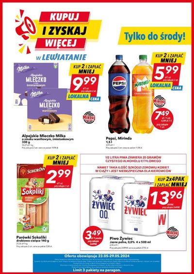 Promocje Supermarkety w Rzgów Pierwszy | Tylko do środy! de Lewiatan | 21.05.2024 - 4.06.2024