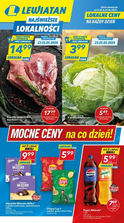 Promocje Supermarkety w Lipiany | Mocne ceny na co dzień! de Lewiatan | 21.05.2024 - 4.06.2024