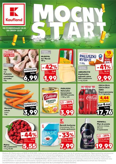 Promocje Supermarkety w Mrozy |  Mocny start do 22.05 de Kaufland | 21.05.2024 - 4.06.2024