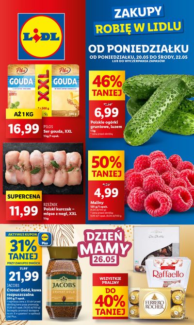Promocje Supermarkety w Mrozy | OFERTA WAŻNA OD 20.05 DO 22.05 de Lidl | 19.05.2024 - 22.05.2024
