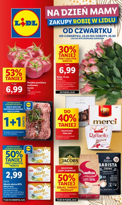 Promocje Supermarkety w Słupno | Na dzień mamy  de Lidl | 22.05.2024 - 25.05.2024