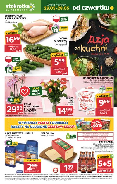 Promocje Supermarkety w Gołymin | Oferta w Dniach 23.05-28.05  de Stokrotka | 23.05.2024 - 28.05.2024