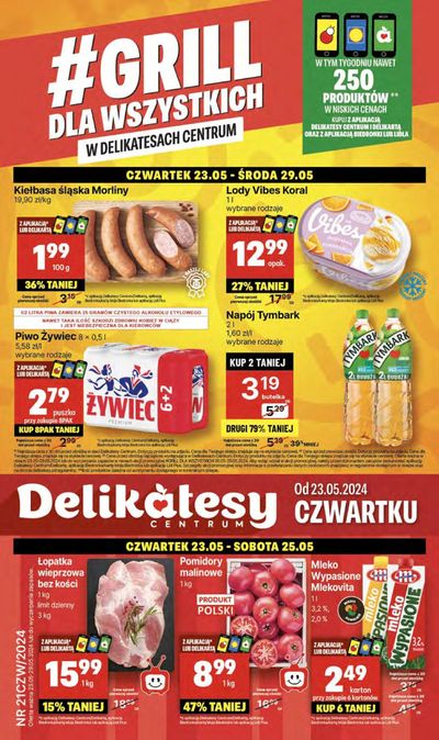 Katalog Delikatesy Centrum w: Jabłonka | Grill dla wszystkich  | 23.05.2024 - 29.05.2024
