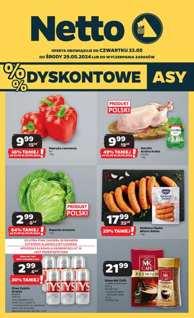 Promocje Supermarkety w Lubicz Górny | Netto gazetka de Netto | 22.05.2024 - 29.05.2024