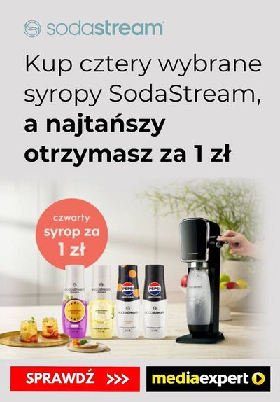 Promocje Elektronika i AGD w Łąck | Kup cztery wybrane syropy SodaStream de Media Expert | 24.05.2024 - 7.06.2024