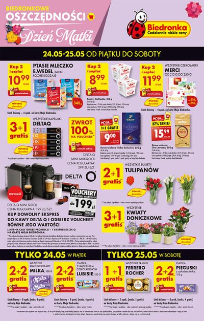 Promocje Supermarkety w Drohiczyn | Dzień Matki de Biedronka | 24.05.2024 - 7.06.2024