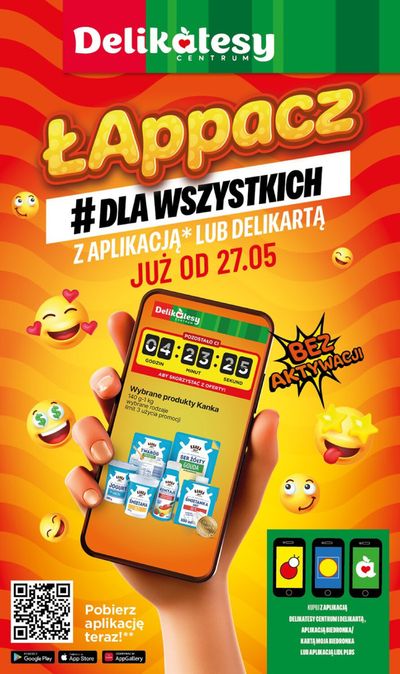 Katalog Delikatesy Centrum w: Wola Zarczycka | Łappacz dla wszystkich  | 27.05.2024 - 2.06.2024