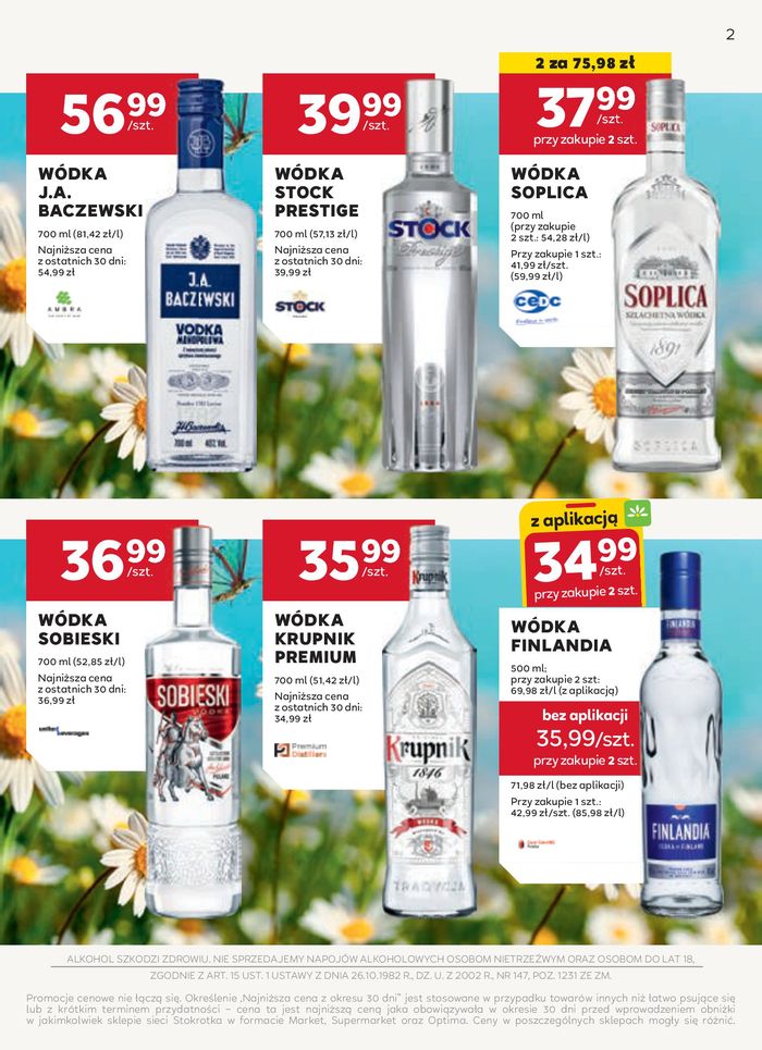 Katalog Stokrotka w: Garbatka-Letnisko | Oferta alkoholowa | 23.04.2024 - 19.06.2024